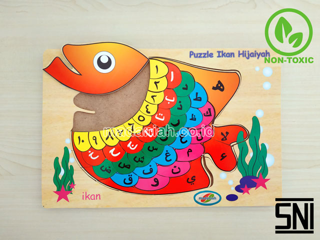 Distributor Puzzle Kayu Hijaiyyah Ikan Papua Barat