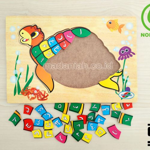 Distributor Puzzle Kayu Hijaiyyah Kura-Kura Nusa Tenggara Barat