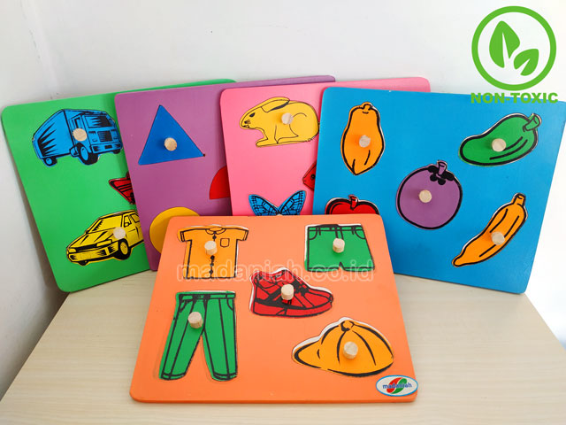 Distributor Puzzle Kayu Jiplak 5 Tema Kalimantan Barat