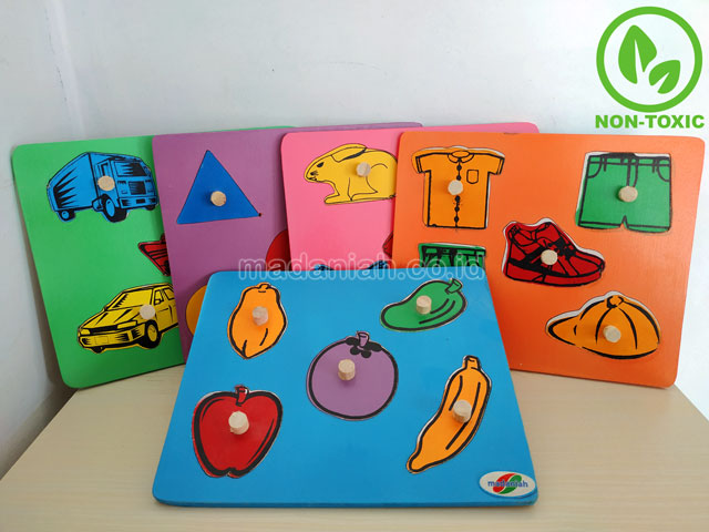 Distributor Puzzle Kayu Jiplak 5 Tema Kalimantan Utara
