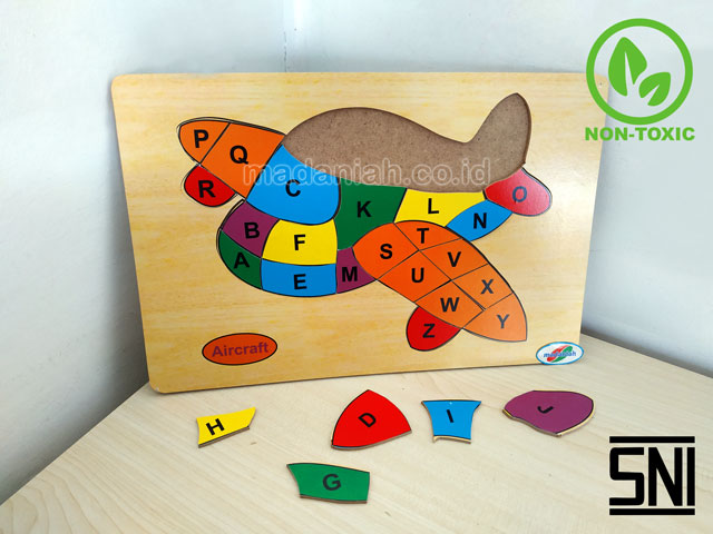 Distributor Puzzle Kayu Pesawat Abjad Jakarta