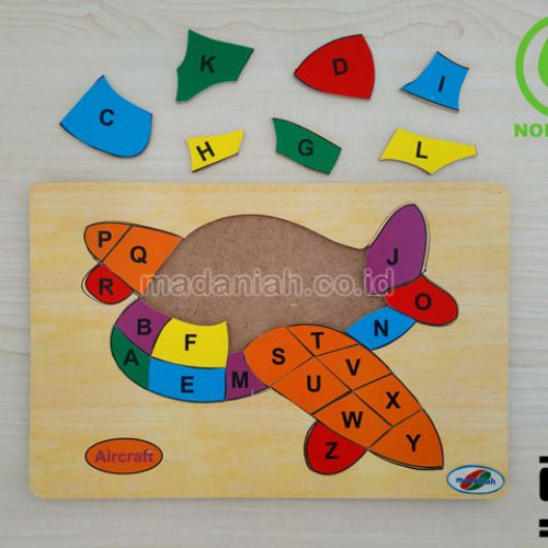 Distributor Puzzle Kayu Pesawat Abjad Jawa Timur