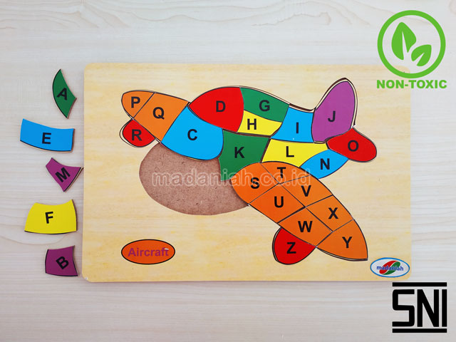 Distributor Puzzle Kayu Pesawat Abjad Kalimantan Timur