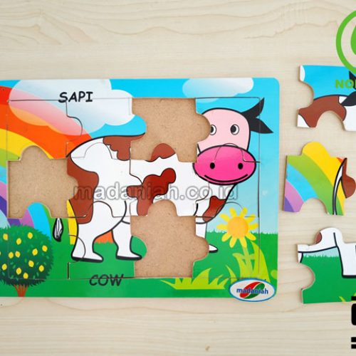 Distributor Puzzle Kayu Sapi Stiker Sumatera Utara