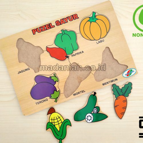 Distributor Puzzle Kayu Sayuran Stiker Jawa Barat