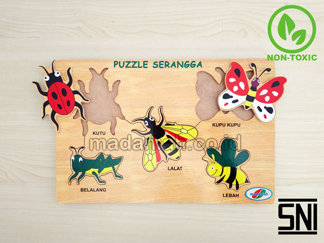 Distributor Puzzle Kayu Serangga Banten