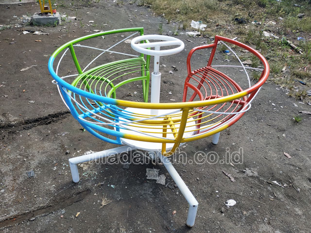 Jual Murah Mainan Mangkok Putar Anak TK PAUD Halmahera Barat