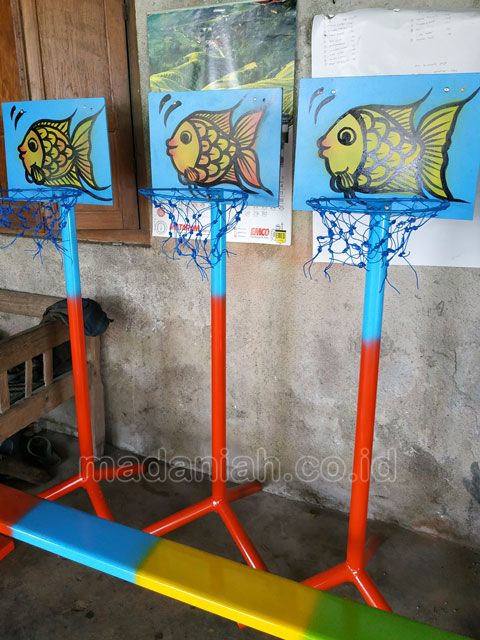 Jual Murah Toko Mainan Tiang Basket Anak TK PAUD Flores Timur