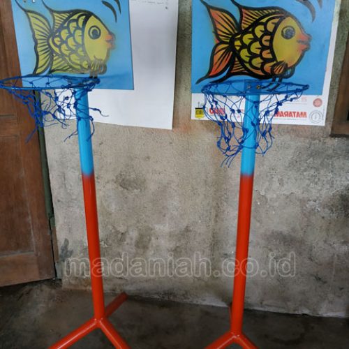 Jual Murah Toko Mainan Tiang Basket Anak TK PAUD Musi Rawas Utara