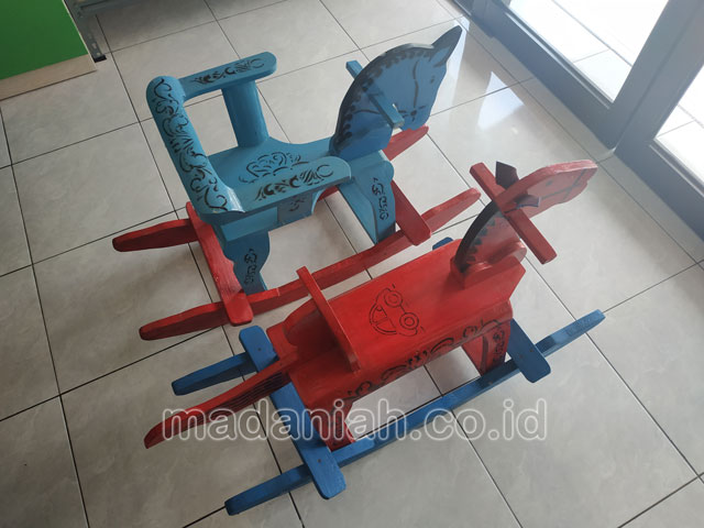 Jual Murah Toko Produsen Mainan Kuda Goyang Anak TK PAUD Prabumulih