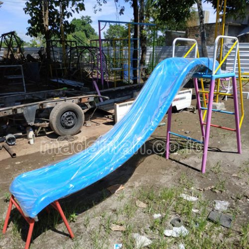 Jual Murah Mainan Perosotan Fiber Anak TK PAUD Purwakarta