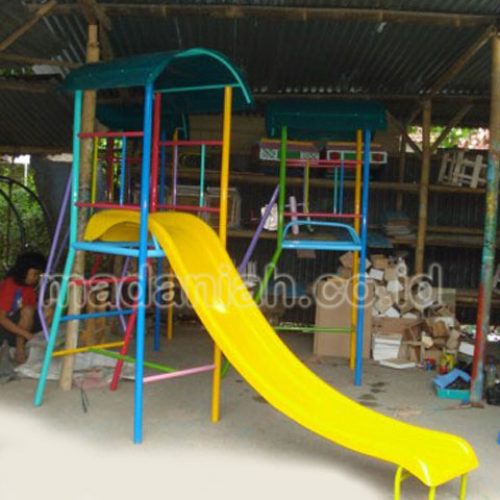 Jual Murah Mainan Perosotan Fiber Anak TK PAUD Tangerang