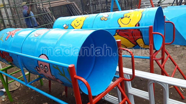 Jual Murah Mainan Playground Terowongan Anak TK PAUD Subang