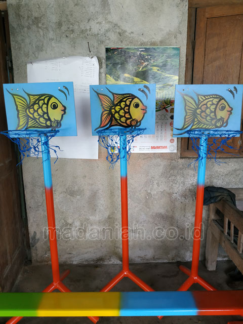 Jual Murah Mainan Tiang Basket Anak TK PAUD Badung