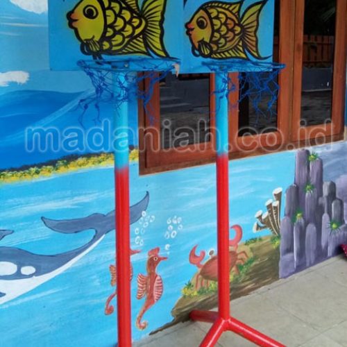 Jual Murah Mainan Tiang Basket Anak TK PAUD Banjarbaru