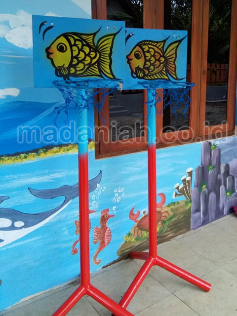 Jual Murah Mainan Tiang Basket Anak TK PAUD Banjarbaru