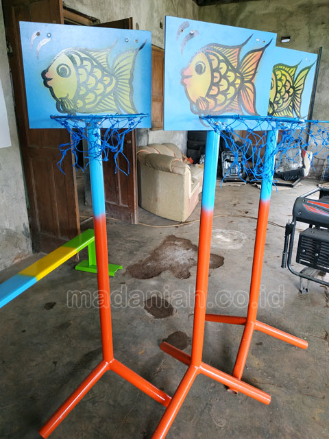Jual Murah Mainan Tiang Basket Anak TK PAUD Kota Batu