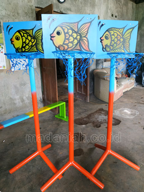 Jual Murah Mainan Tiang Basket Anak TK PAUD Kota Kendari