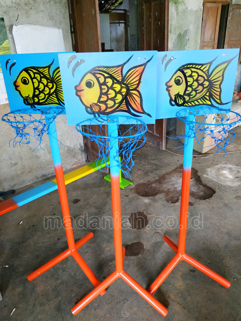 Jual Murah Mainan Tiang Basket Anak TK PAUD Labuhanbatu Utara