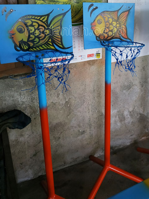 Jual Murah Mainan Tiang Basket Anak TK PAUD Lumajang