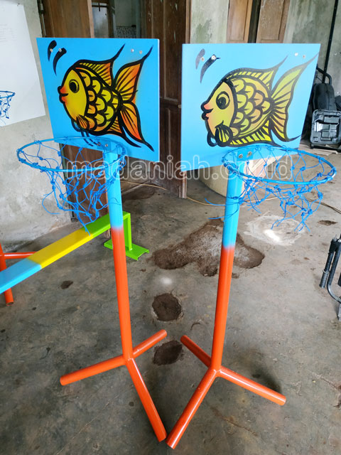 Jual Murah Mainan Tiang Basket Anak TK PAUD Magelang
