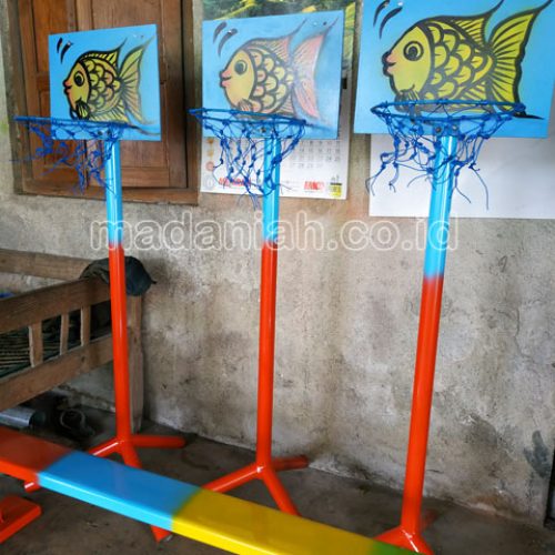 Jual Murah Mainan Tiang Basket Anak TK PAUD Waropen