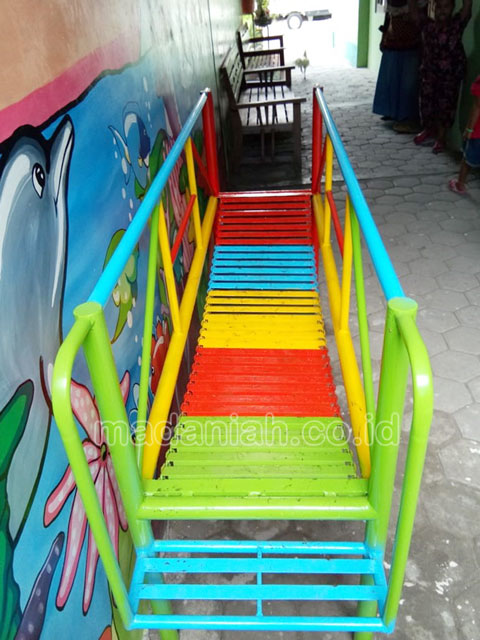 Jual Murah Mainan Jembatan Rantai Goyang Anak TK Wakatobi