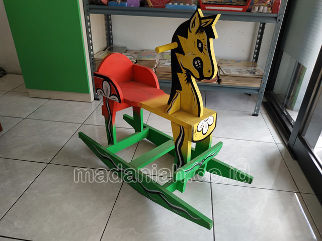 Jual Murah Mainan Kuda Goyang Anak TK PAUD Sumba Barat Daya