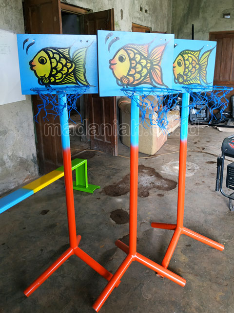 Jual Murah Mainan Tiang Basket Anak TK PAUD Bontang