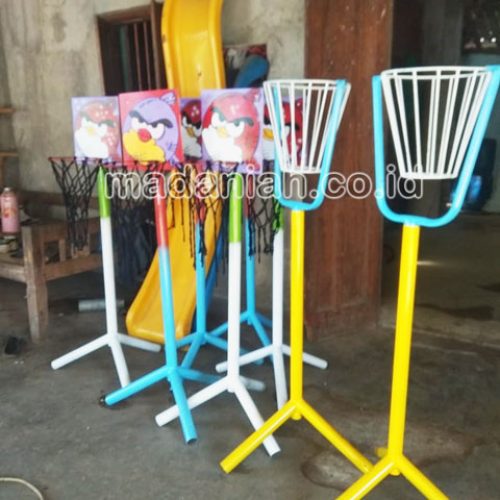 Jual Murah Mainan Tiang Basket Anak TK PAUD Empat Lawang