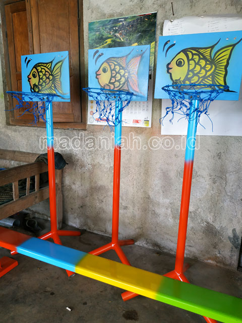 Jual Murah Mainan Tiang Basket Anak TK PAUD Langkat