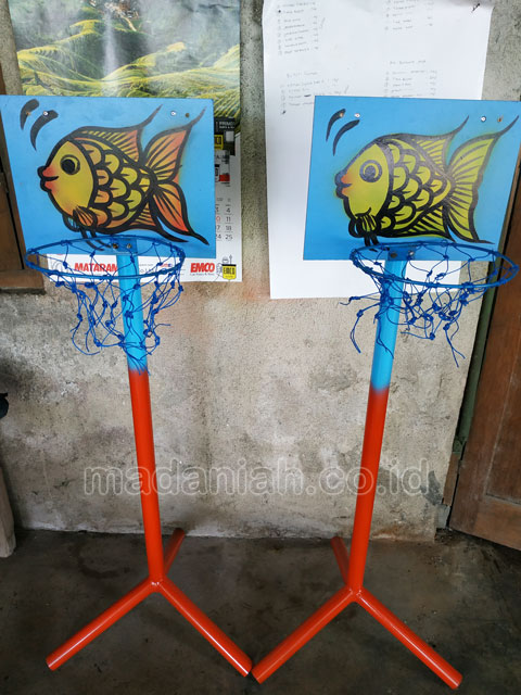 Jual Murah Mainan Tiang Basket Anak TK PAUD Malaka