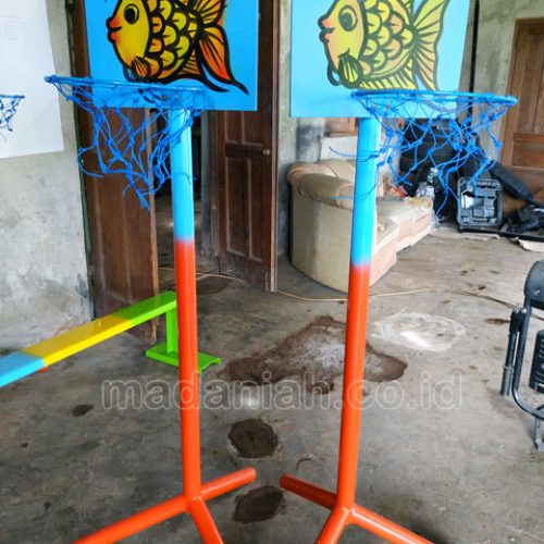 Jual Murah Mainan Tiang Basket Anak TK PAUD Melawi