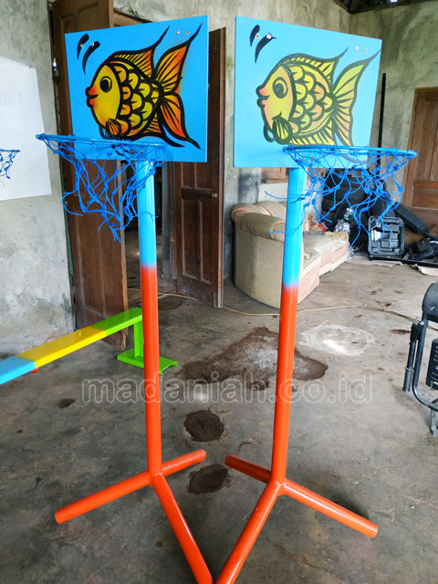 Jual Murah Mainan Tiang Basket Anak TK PAUD Melawi