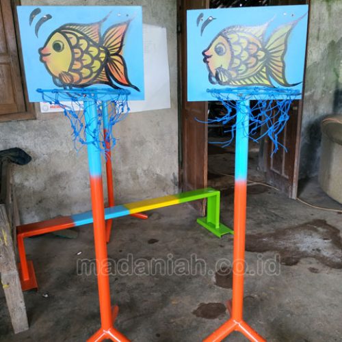 Jual Murah Mainan Tiang Basket Anak TK PAUD Solok