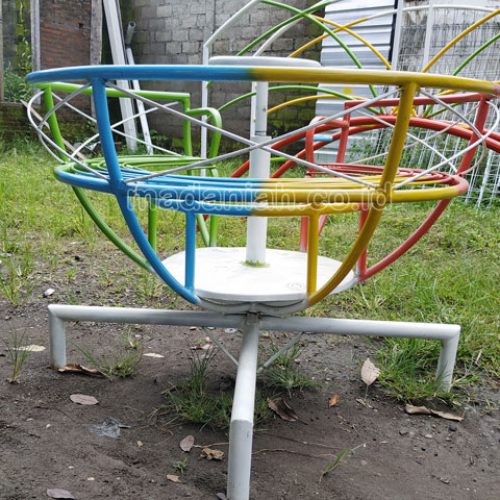 Jual Harga Murah Mainan Mangkok Putar Anak TK PAUD Landak