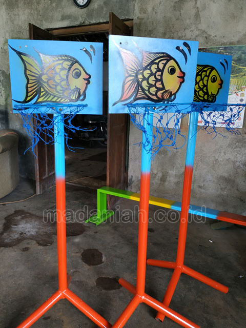 Jual Murah Mainan Tiang Basket Anak TK PAUD Jayawijaya