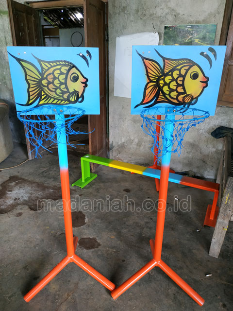 Jual Murah Mainan Tiang Basket Anak TK PAUD Donggala