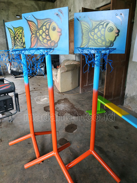 Jual Murah Mainan Tiang Basket Anak TK PAUD Kepulauan Aru