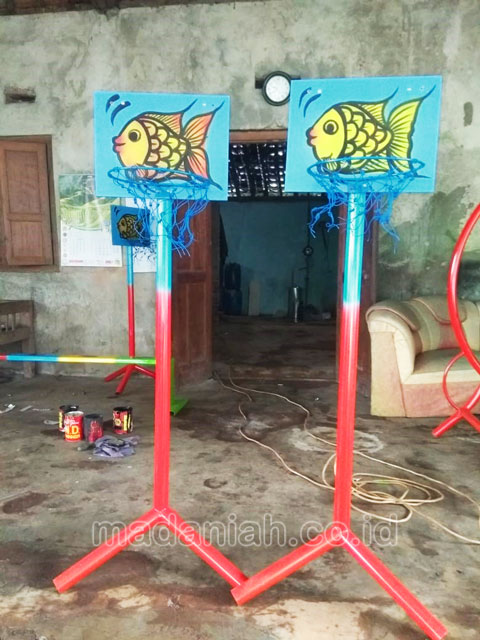 Jual Murah Mainan Tiang Basket Anak TK PAUD Tanjungbalai