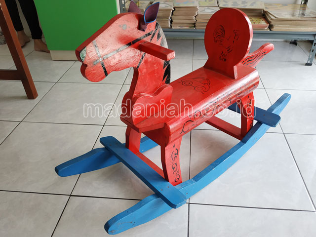 Jual Harga Murah Mainan Kuda Goyang Anak TK PAUD Tebo