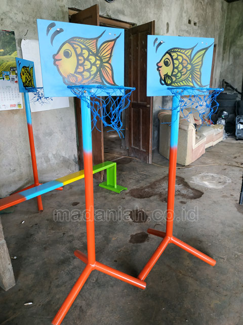 Jual Murah Mainan Tiang Basket Anak TK PAUD Humbang Hasundutan