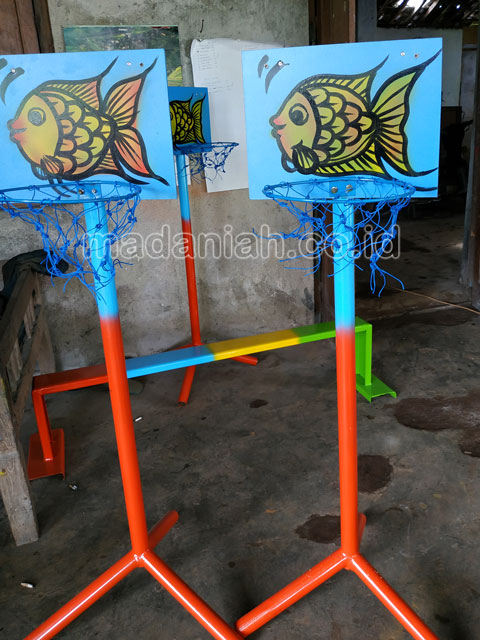 Jual Murah Mainan Tiang Basket Anak TK PAUD Pangkalpinang