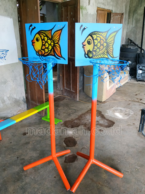 Jual Murah Mainan Tiang Basket Anak TK PAUD Pagar Alam