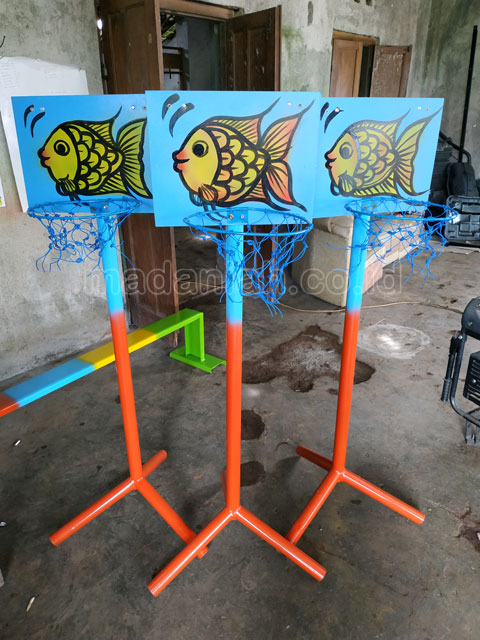 Jual Murah Mainan Tiang Basket Anak TK PAUD Payakumbuh