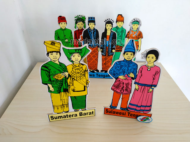 Distributor Alat Peraga Edukatif MB Pakaian Adat Sumatera Selatan