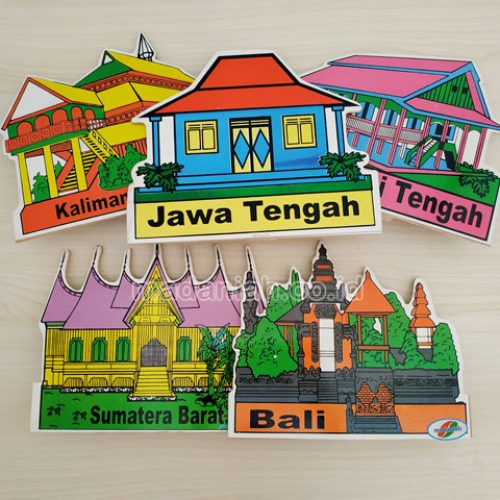 Distributor Alat Peraga Edukatif MB Rumah Adat Sumatera Selatan