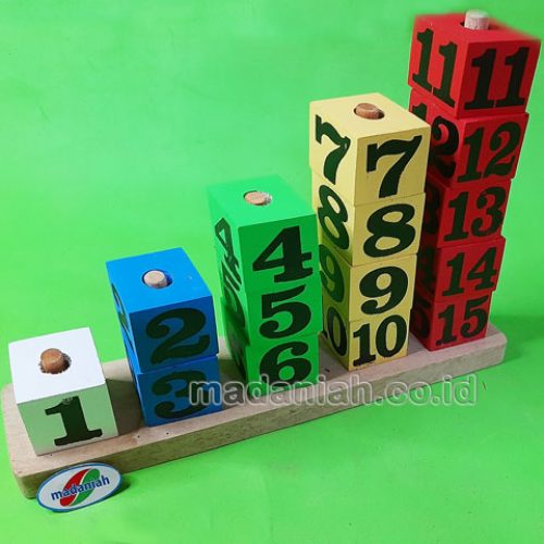 Distributor Alat Peraga Edukatif Tangga Kubus Angka Jawa Timur