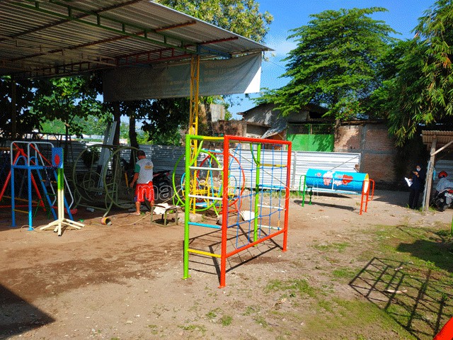 Jual Murah Mainan Monkey Bar Anak TK PAUD Gunungkidul