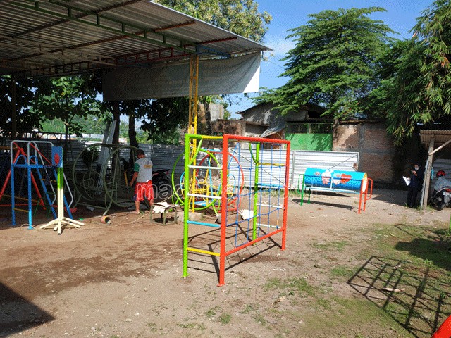 Jual Murah Mainan Monkey Bar Anak TK PAUD Jombang